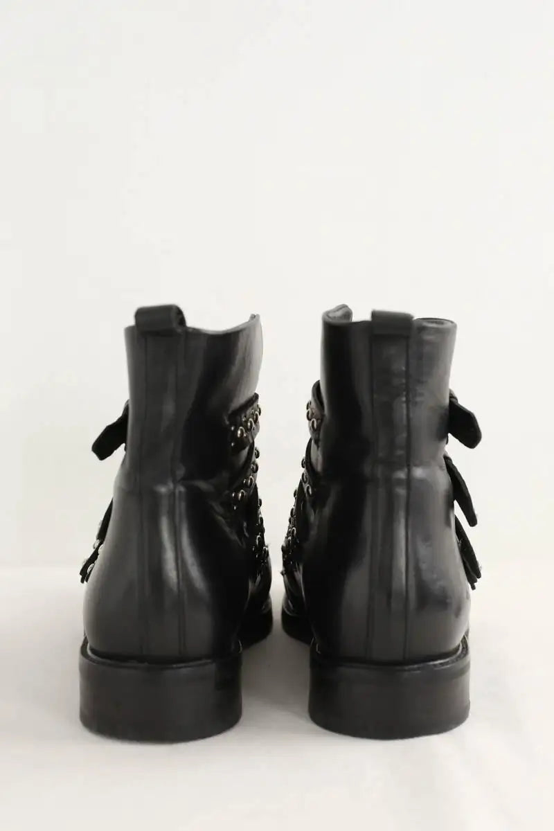 Boots à boucles Maje  Noir