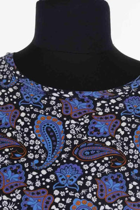 T-shirt Sandro Bleu en Coton