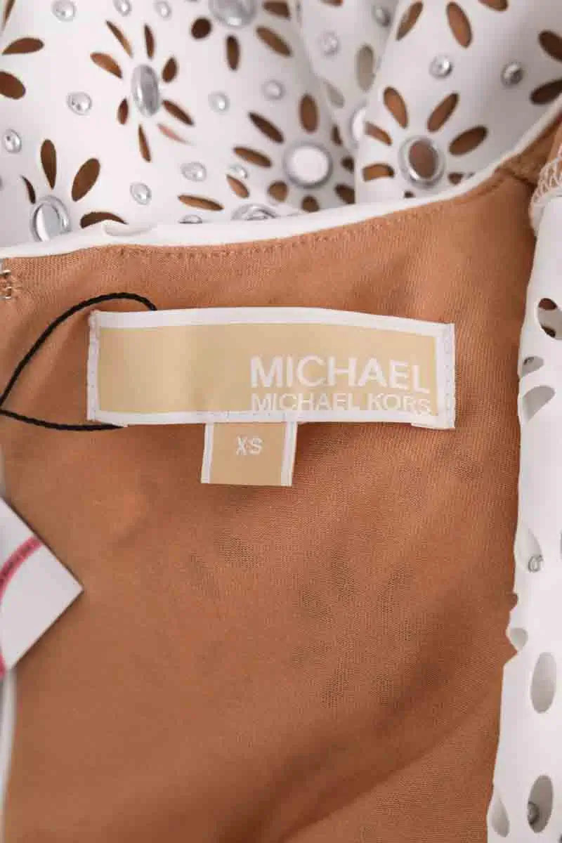 Robe Michael Kors Blanc en Synthétique