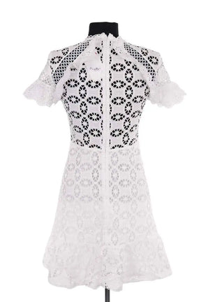 Robe Sandro Blanc en Coton