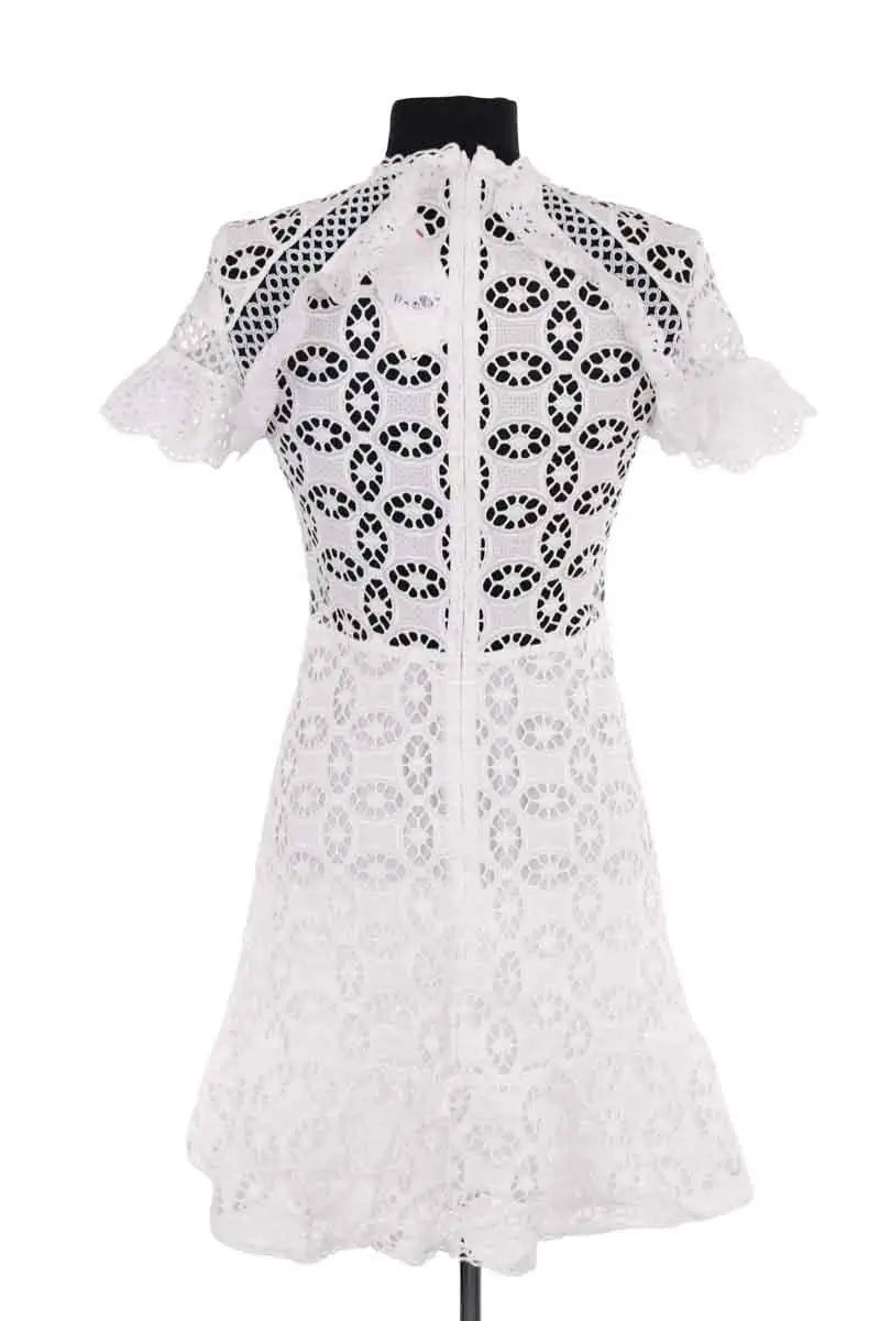 Robe Sandro Blanc en Coton