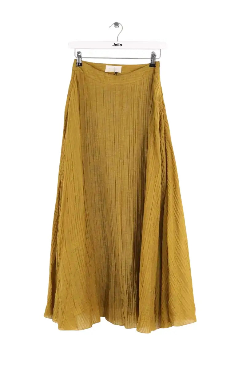 Jupe Momoni Kaki en Viscose, taille XS - Seconde Main
