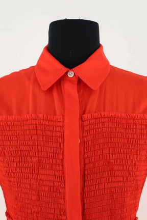 Robe Maje Rouge en Synthétique
