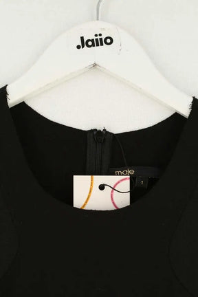 Robe Maje Noir en Viscose