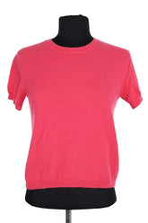 T-shirt Alexandra Golovanoff Rose en Cachemire, taille S - Seconde Main