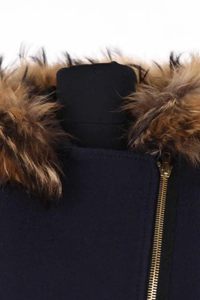 Manteau Sandro Bleu en Laine