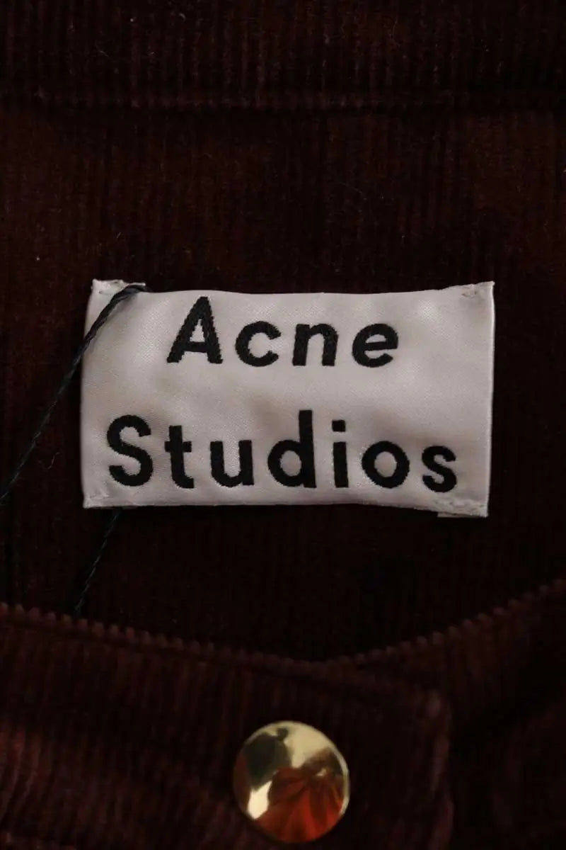 Jupe Acne Studios Bordeaux en Velours