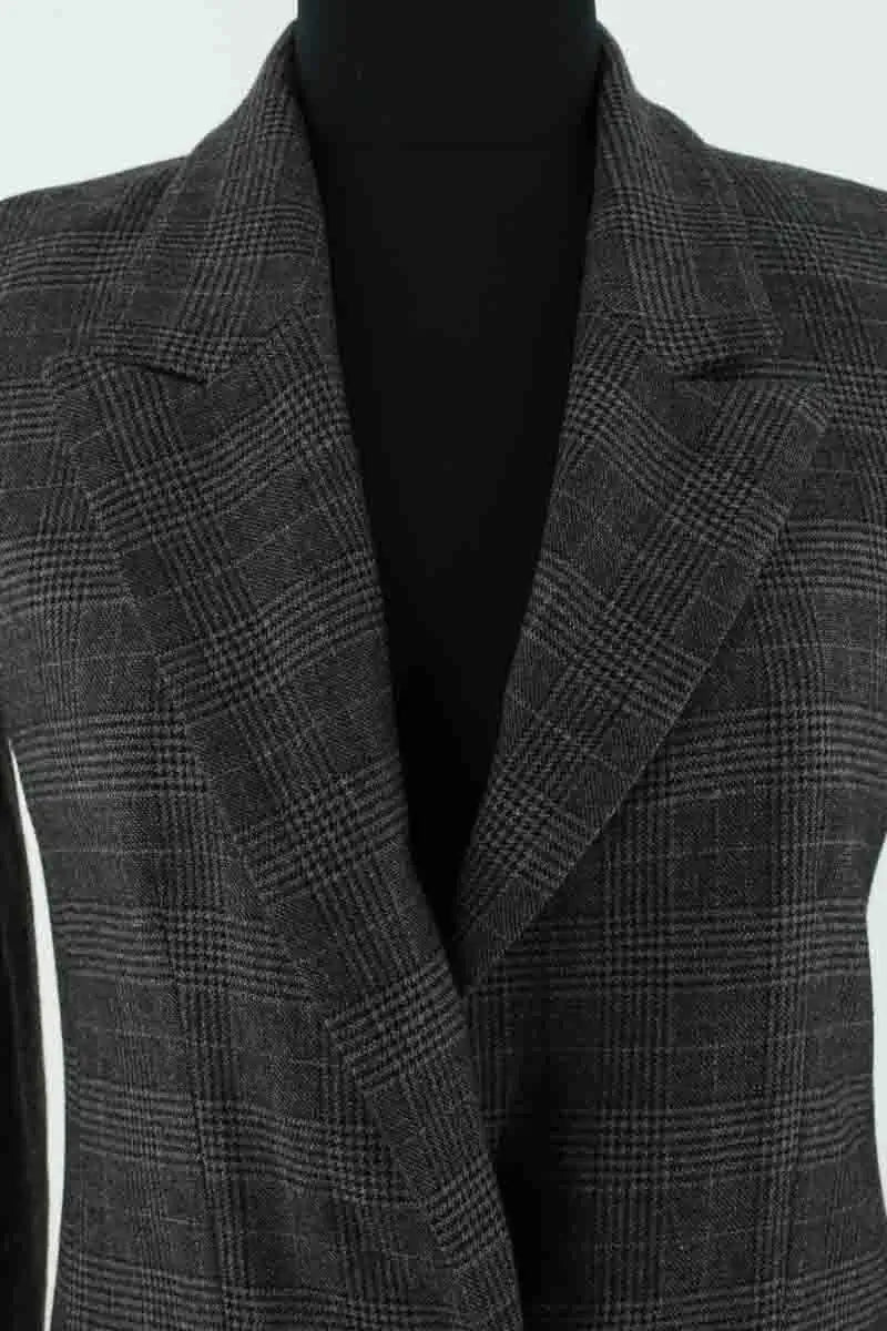 Blazer Maje Anthracite en Synthétique