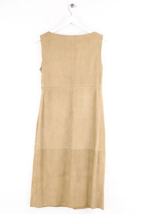 Robe Sprung Frères Camel en Cuir