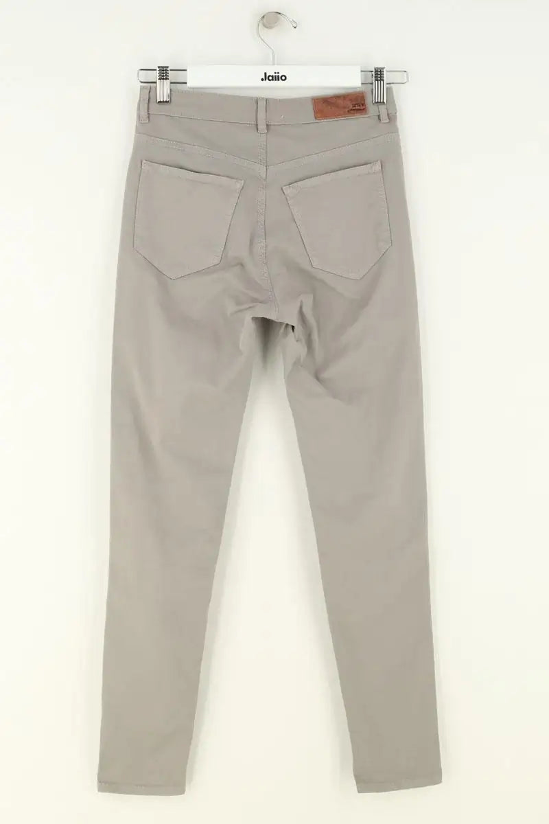 Chino American Vintage Gris en Coton