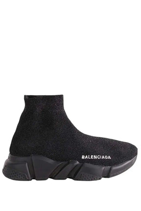 Baskets Balenciaga Speed Noir en Tissu, taille 34 - Seconde Main