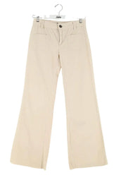 Pantalon Maje Beige en Velours, taille S - Seconde Main