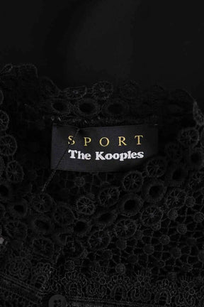 Blouse The Kooples Noir en Synthétique
