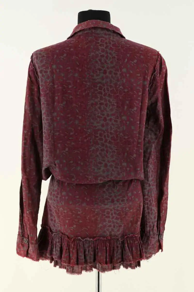 Robe Zadig & Voltaire Bordeaux en Coton