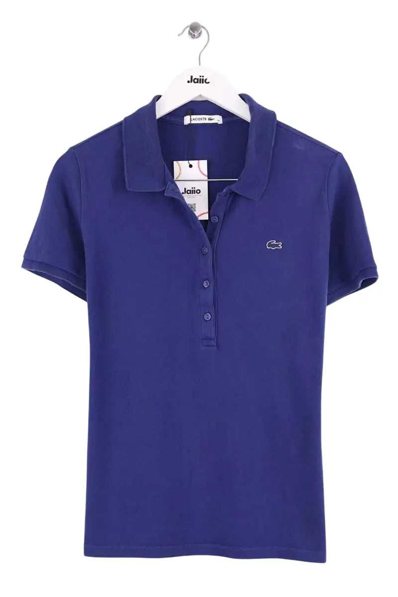 Polo Lacoste Bleu en Coton, taille XS - Seconde Main