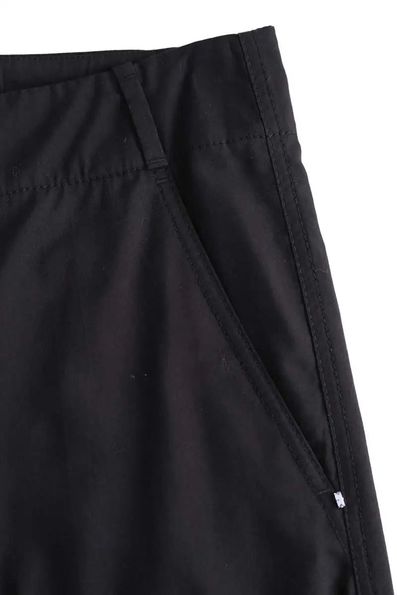 Pantalon droit Sportmax Noir en Coton