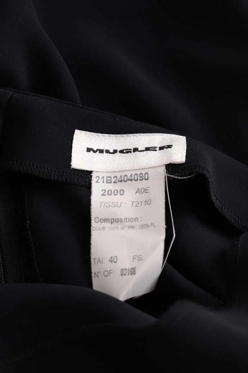 Jupe Mugler Noir en Synthétique