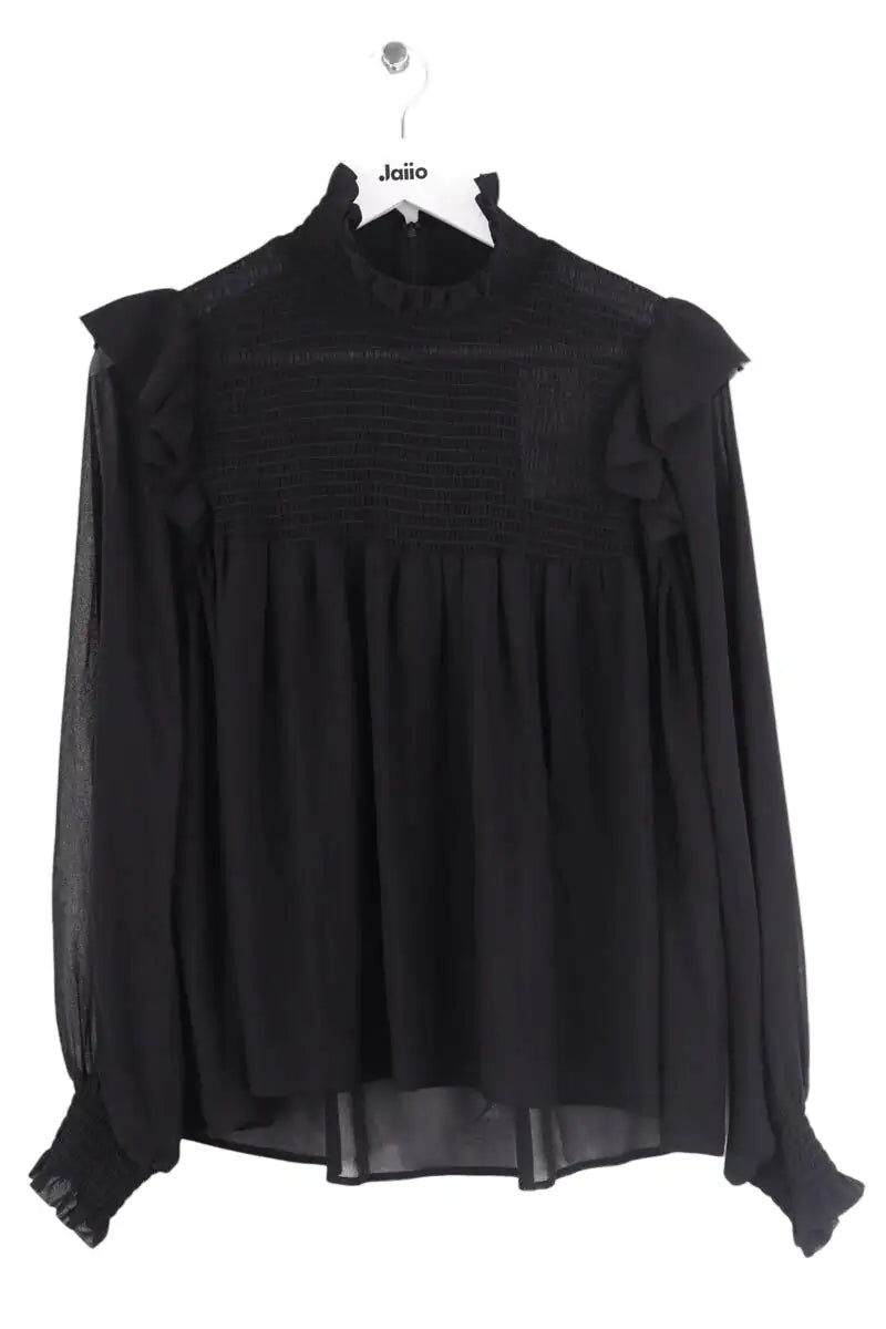 Blouse The Kooples Noir en Synthétique, taille S - Seconde Main
