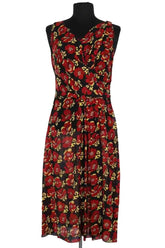 Robe Prada Rouge en Soie, taille L - Seconde Main
