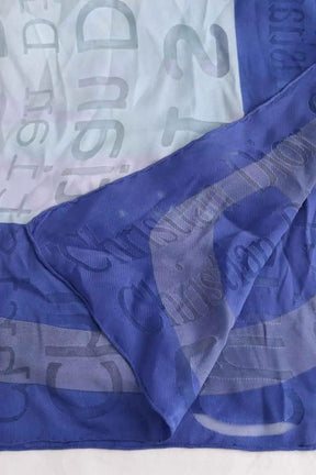 Chèche Dior Bleu en Viscose