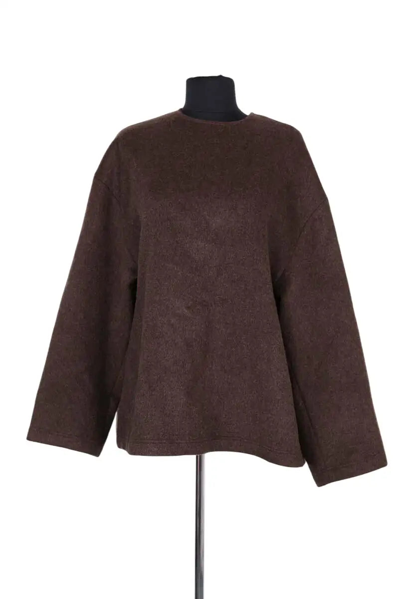 Pull The Frankie Shop Marron en Laine, taille S - Seconde Main