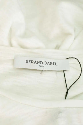 T-shirt Gerard Darel Blanc en Coton