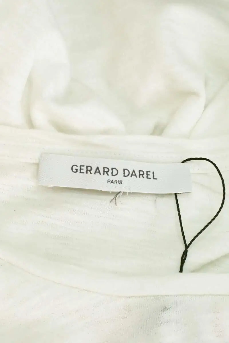 T-shirt Gerard Darel Blanc en Coton