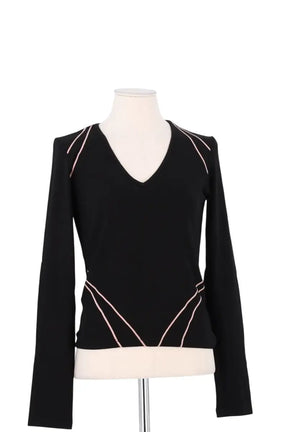 T-shirt Barbara Bui Noir en Coton, taille L - Seconde Main