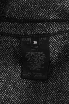 Robe Isabel Marant Anthracite en Synthétique