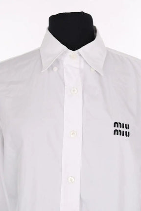 Chemise Miu Miu Blanc en Coton