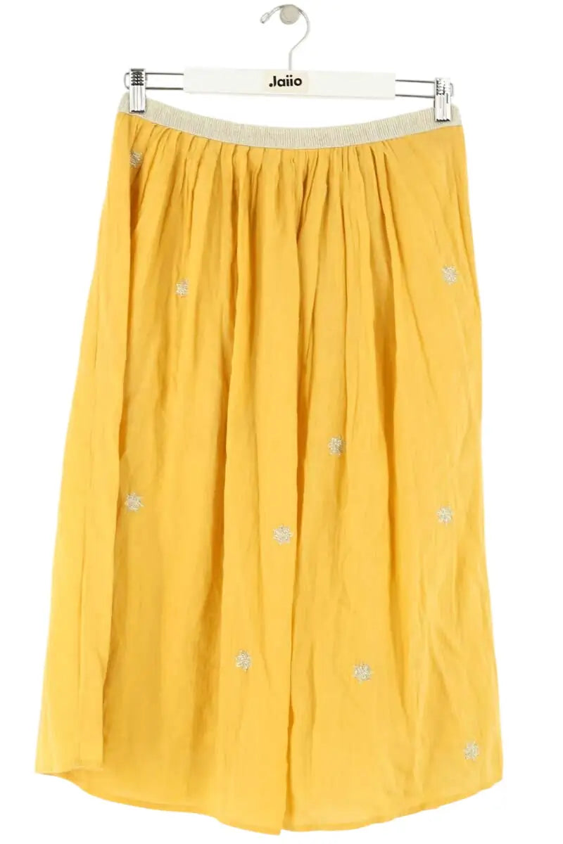 Jupe Des Petits Hauts Jaune en Coton, taille XS - Seconde Main