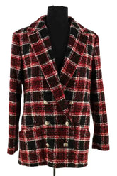 Manteau Maje Rouge en Laine, taille S - Seconde Main