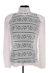 Blouse Sandro Blanc en Coton, taille S - Seconde Main