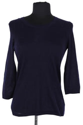 Pull Eric Bompard Marine en Cachemire, taille S - Seconde Main