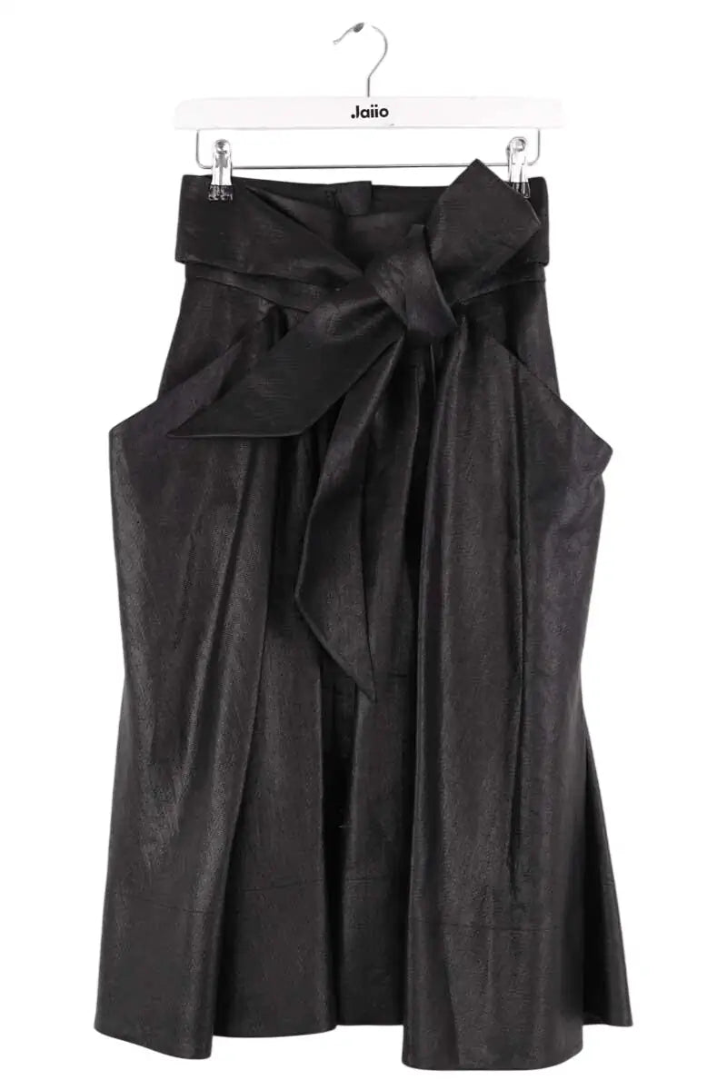 Jupe Sonia Rykiel Noir en Lin, taille S - Seconde Main