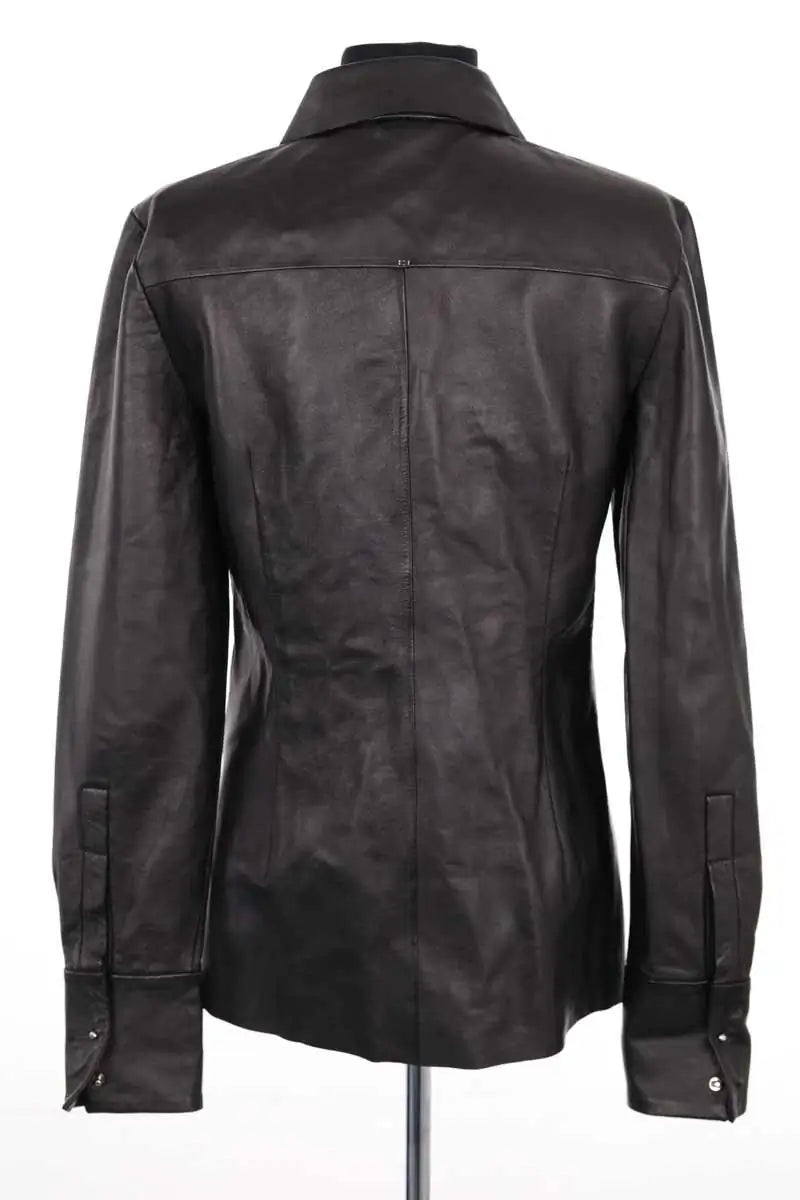 Chemise Max Mara Noir en Cuir