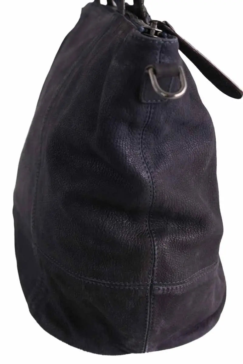 Cabas Gerard Darel Marine en Cuir