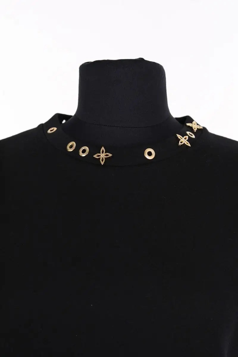 Robe Louis Vuitton Noir en Coton