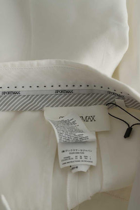 Droit Sportmax  Blanc