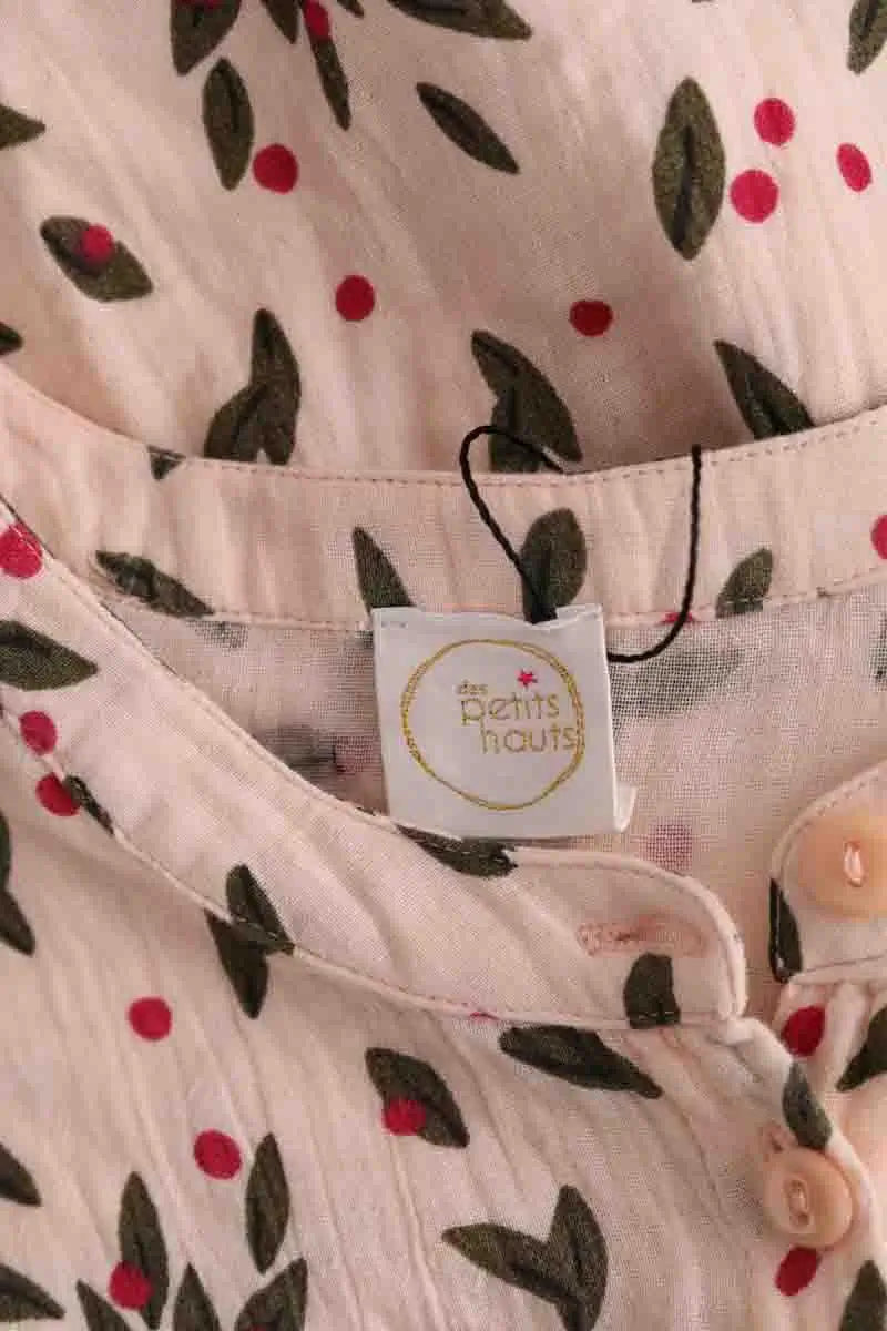 Chemise Des Petits Hauts Beige en Coton