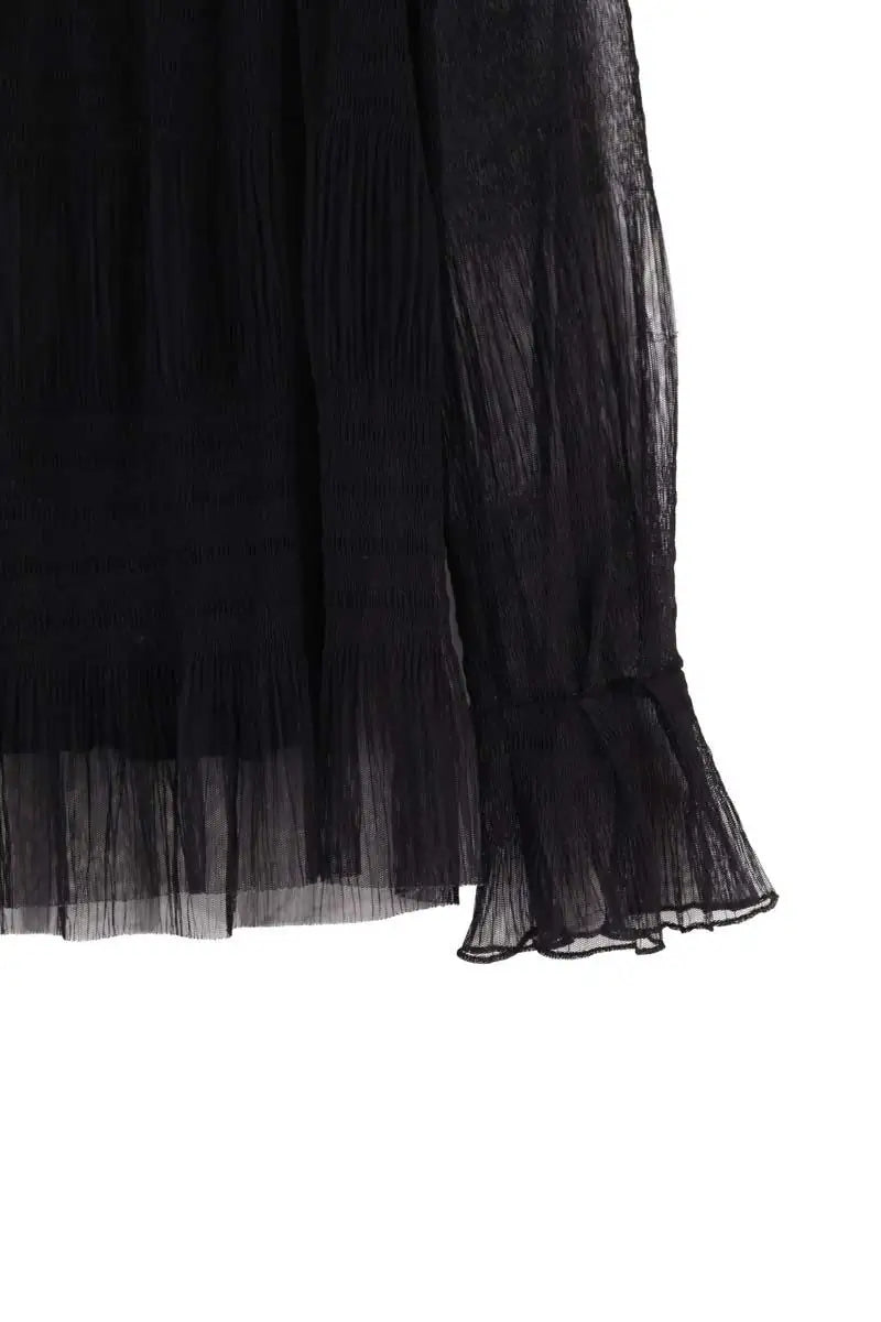 Blouse Maje Blanc en Synthétique