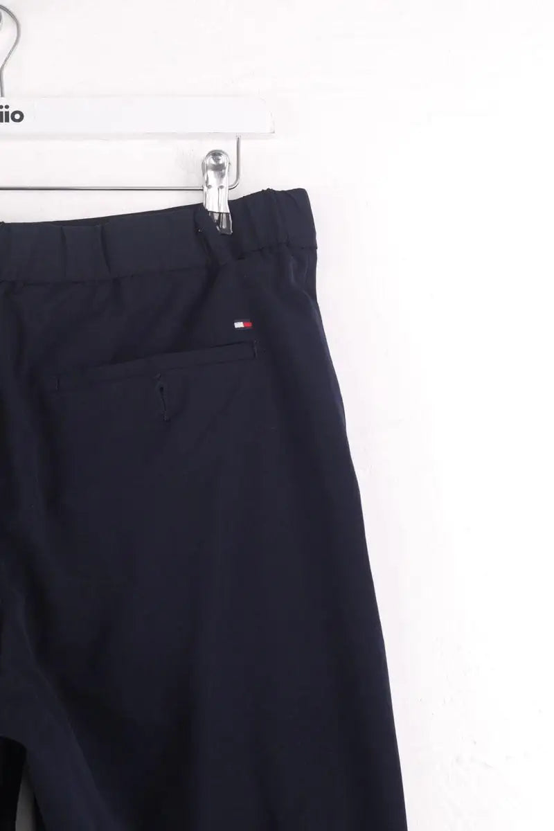 Pantalon large Tommy Hilfiger Marine en Synthétique
