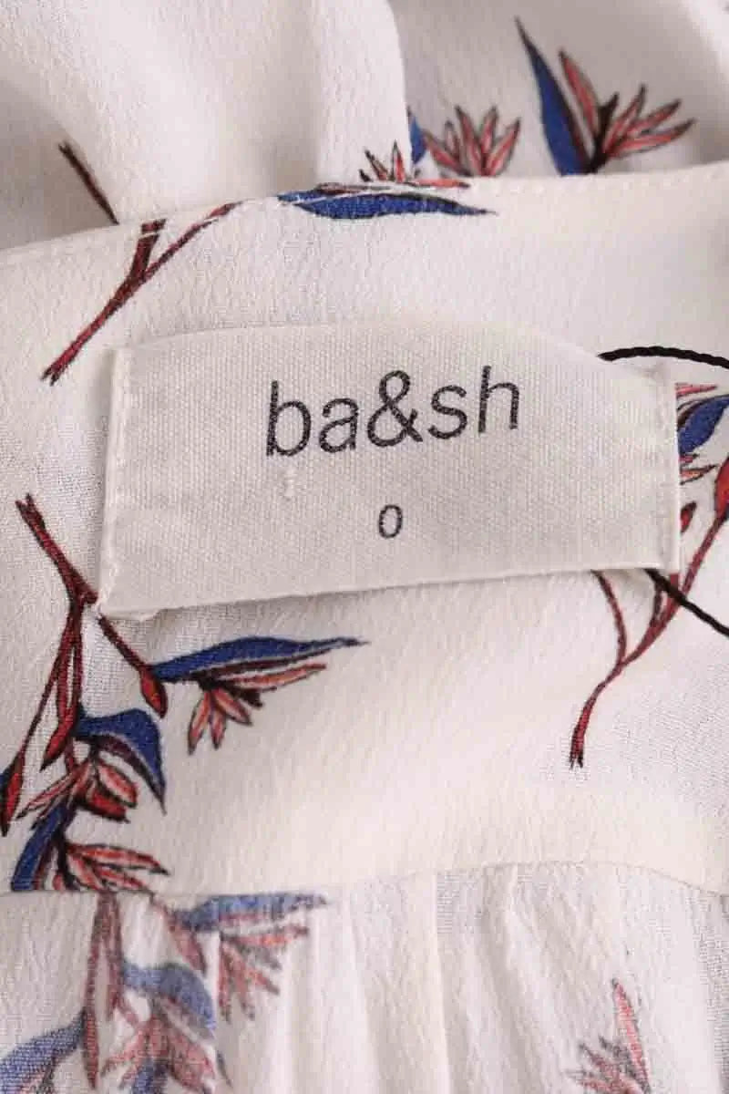 Robe Ba&Sh Blanc en Viscose