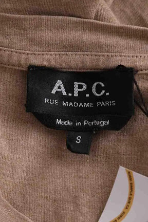 T-shirt APC Beige en Coton