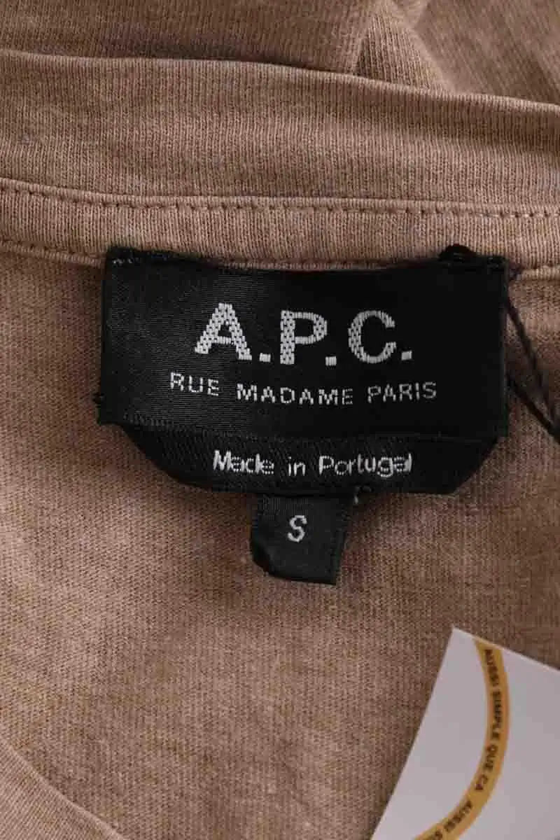 T-shirt APC Beige en Coton