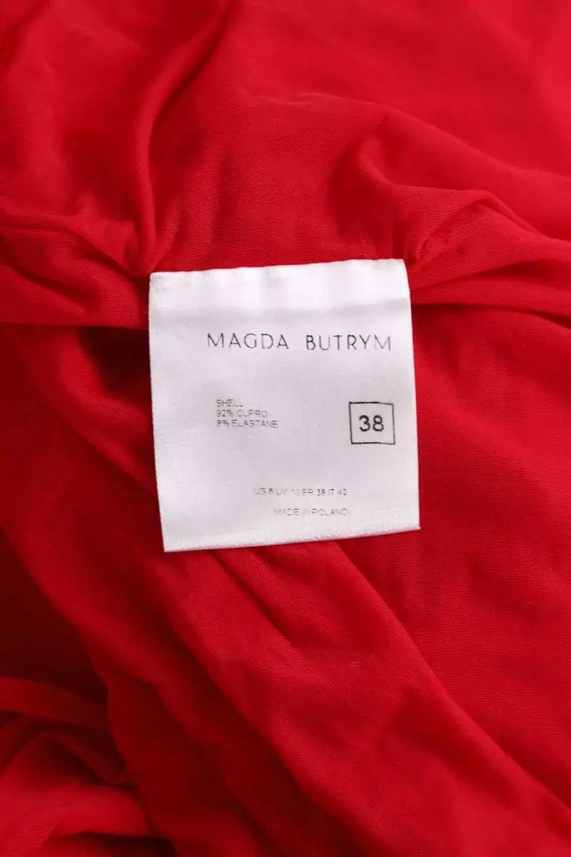 Robe Magda Butrym Rouge en Synthétique