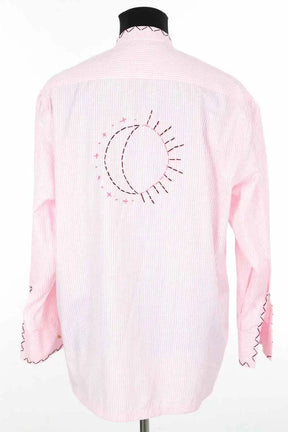 Chemise Victoria Leivissa Rose en Coton