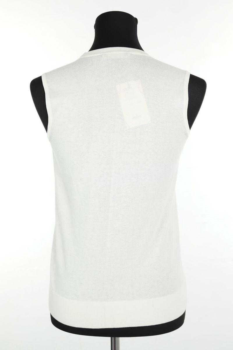 Tops sans manche Paule Ka  Blanc