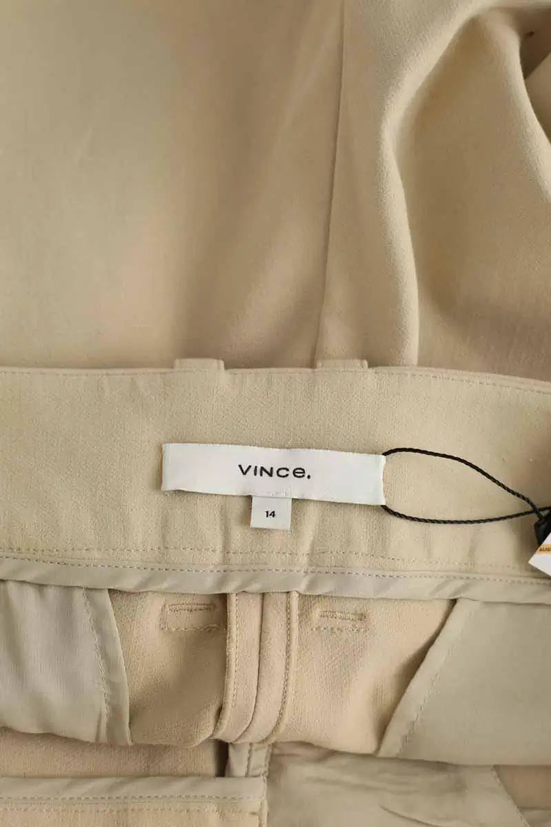 Pantalon droit Vince  Beige