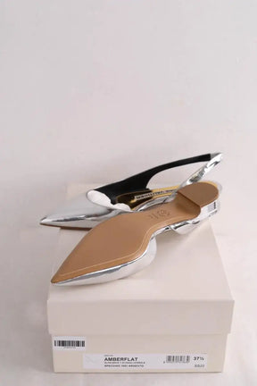 Ballerines Alexandre Vauthier Argent en Cuir